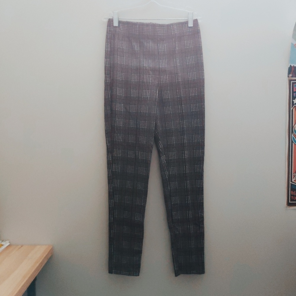 plaid trousers